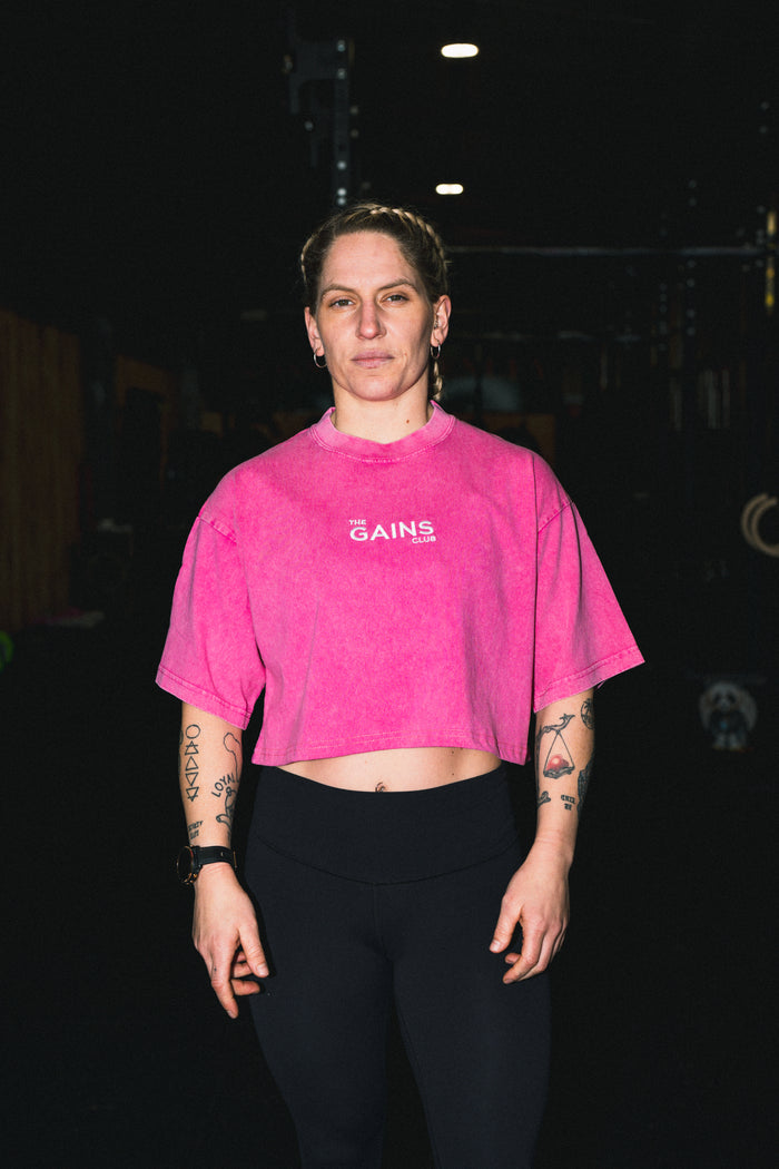 Oversized CJC Underground Crop Top