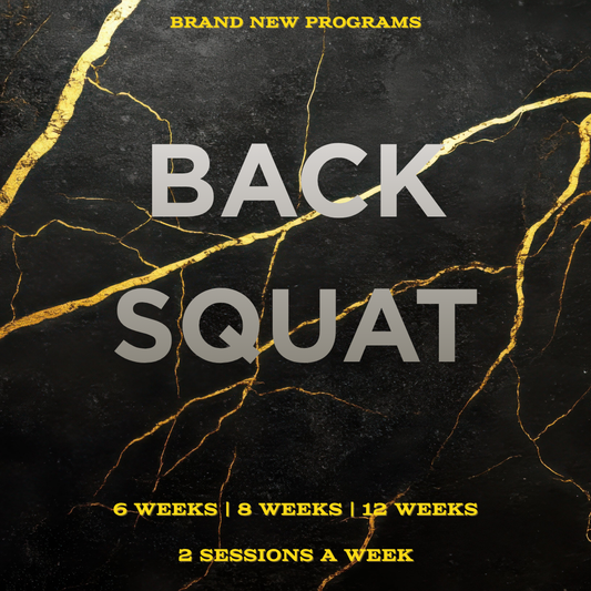 Back Squat Program