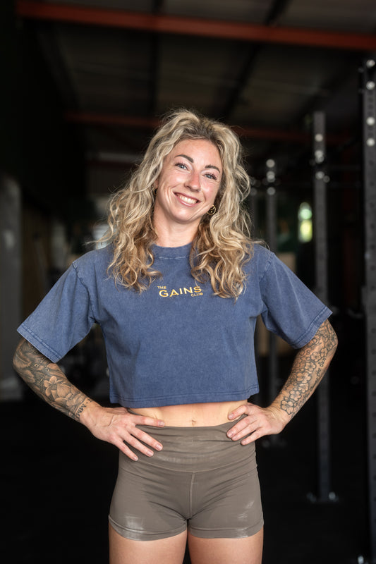 The Gains Club Crop top