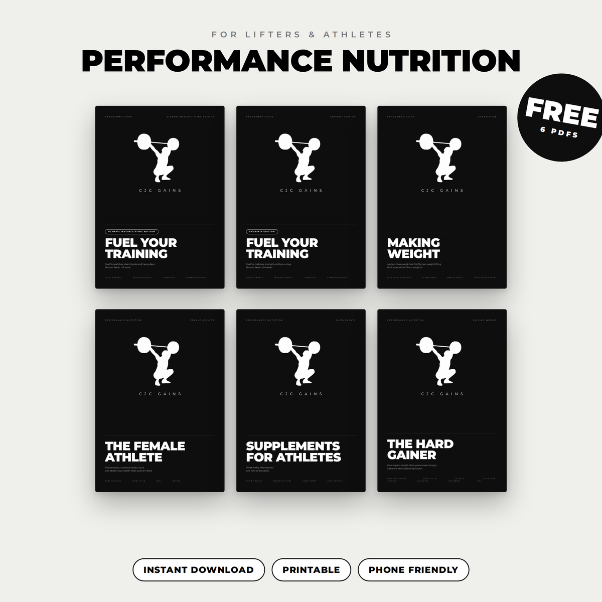 CJC Gains FREE - Performance Nutrition